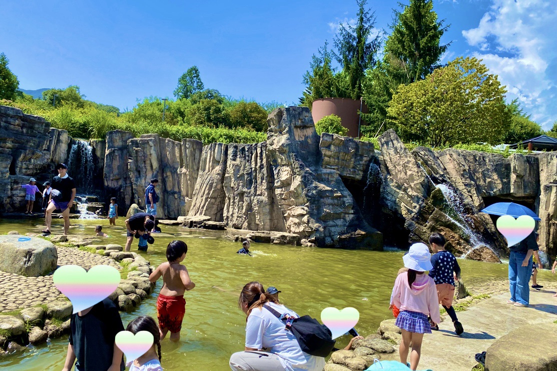 笛吹フルーツ公園水遊びスポット